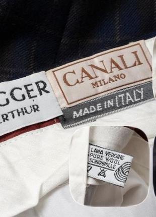 Canali milano honegger winterthur vintage wool pants чоловічі штани9 фото