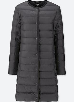 Пальто, плащ, пуховик, women ultra light down compact coat від uniqlo
