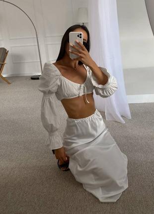 Шелковая юбка