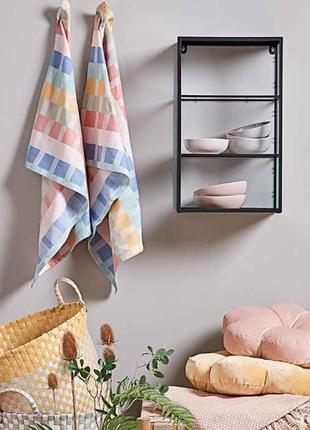 Полка металлическая со стеклом roar shelf jysk 30*18*503 фото