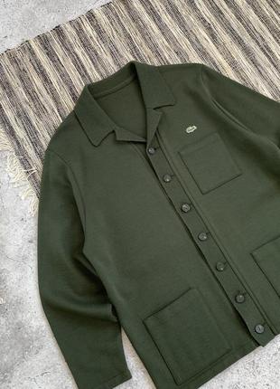 Vintage lacoste wool cardigan винтаж женский кардиган свитер с шерсти кофта куртка свитшот зеленая локосте оригинал размер м2 фото