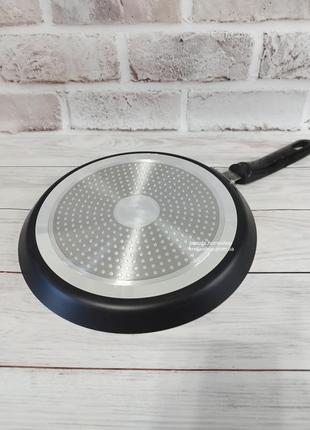 Сковорода мельница 26см с мраморным покрытием для индукции и газа2 фото