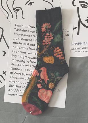 Шкарпетки з принтом демісезонні 36-39 китайський стиль