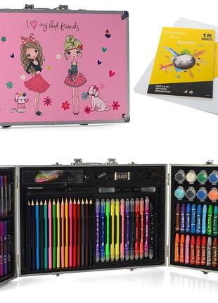 Набор для творчества, акварельные краски, фломастеры, карандаши, mk45361 фото