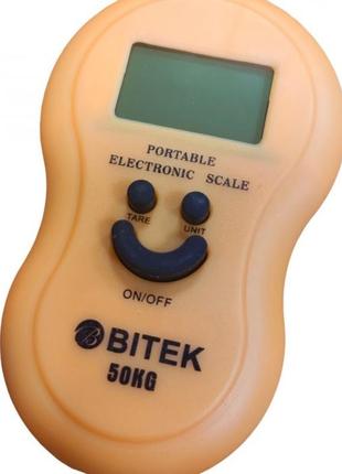 Для визначення ваги електронний кантер bitek yz-bt-601 до 50 кг жовтогарячий2 фото