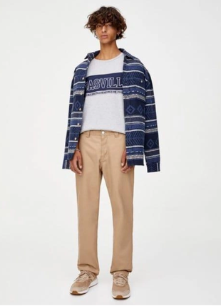 Брюки pull & eur36 mex29 бежевые 4