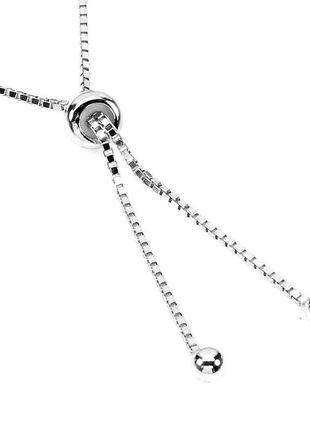 Серебряный браслет с сапфиром (натуральный), серебро 925 пр3 фото