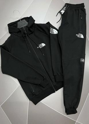 Костюм спортивний чоловічий the north face s-xxl арт.1337, 48, l, чорний