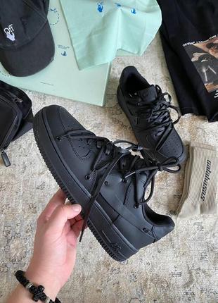 Жіночі кросівки nike air force custom 2.0 black