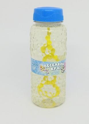 Мыльные пузыри радужные пули 220мл, 14*5см, 220