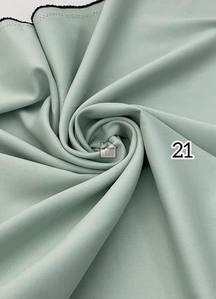 Комплект штор блэкаут flat №16 зеленые, матовые однотонные blackout 2 шторы