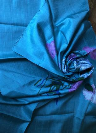 Тайский натуральный шёлк шелк, шелковый платок, шарф, таиланд4 фото