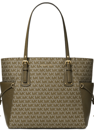 Сумка michael kors jacquard signature voyager