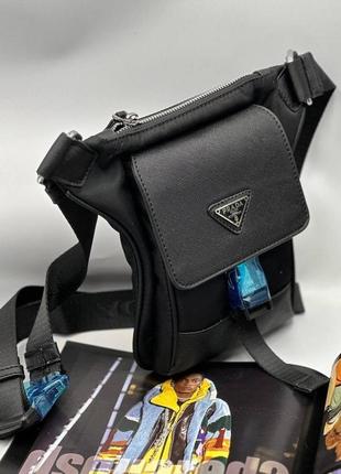 Жіноча сумка prada прада, брендова сумка, сумка через плече, крос-боді, сумка з логотипом, стильна сумка