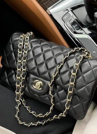 Женская кожаная сумка chanel шанель, стеганая сумка, брендовая сумка, кросс боди, клатч, сумка кожа