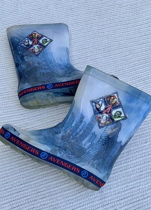 Сапоги резиновые с мигалками - приключения мстителей marvel avengers