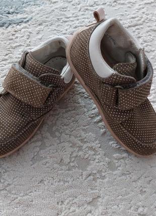 Кожаные туфли ботиночки