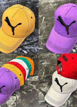 Модна бейсболка puma пума, головні убори, бейсболка, кепка з логотипом, брендові кепки, кепі2 фото