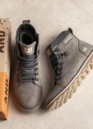 Зимние ботинки натуральная кожа