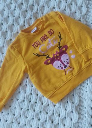 Кофта свитшот худи на флисе