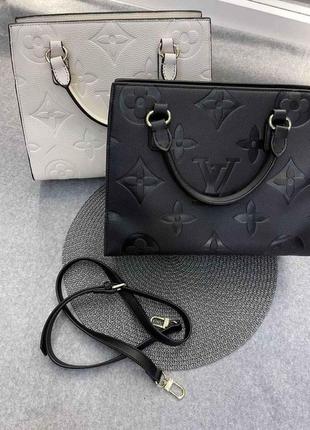 Жіноча сумка louis vuitton monogramm empreinte onthego луї вітон, брендові сумки, гавкіт