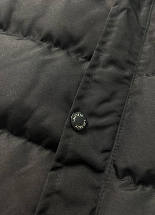 Мужская жилетка lacoste черная на осень - весну / молодежные осенние жилеты лакоста4 фото