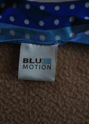 Шелковый шейный платок blue motion3 фото