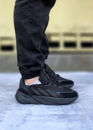 Чоловічі кросівки чорні adidas ozelia black