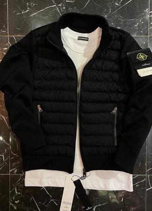 Мужская демисезонная брендовая куртка стон айленд / куртки stone island на осень - весну - зиму