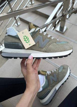 Жіночі кросівки new balance 574 stone island