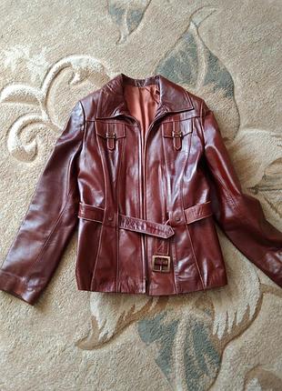 Куртка шкіряна