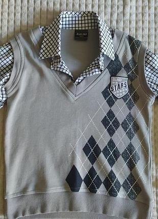 Сорочка обманка, 122-128