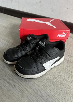 Кожаные кроссовки puma2 фото