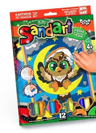 Набір креативної творчості "фреска із піску "sand art" (10), шт