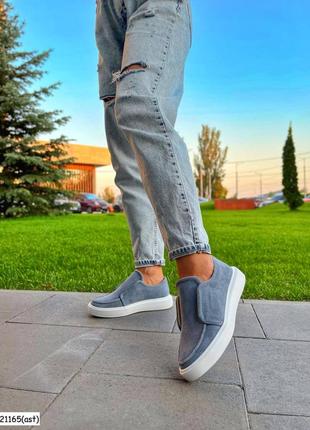 🔥мокасини casual style джинс замш.3 фото