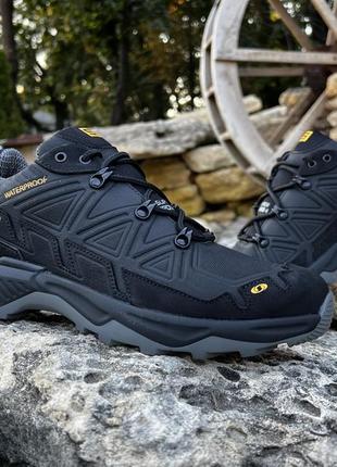 Мужские кожаные кроссовки salomon ranger waterproof1 фото