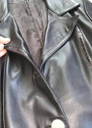 Пиджак из натуральной кожи италия5 фото