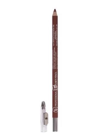 Олівець для губ triumph №46 натуральний з точилкою дерев'яний mocha1 фото