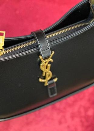 Женская сумка yves saint laurent ив сент лоран черная, сумка с одной ручкой2 фото