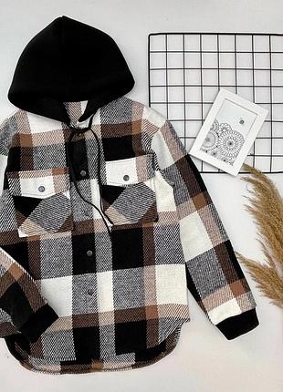 Теплая рубашка, унисекс