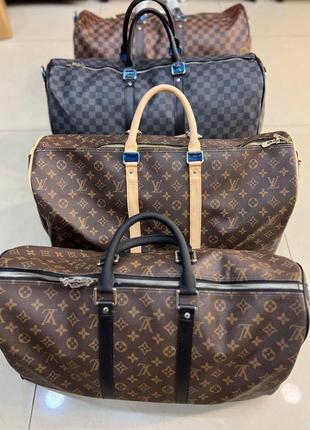 Дорожня сумка louis vuitton monogramm луї віттон монограм чорна, сумки дорожні луї вітон, сумка з принтом