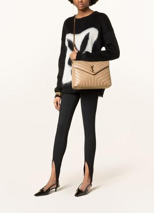 Женская кожаная сумка yves saint laurent ив сен лоран, кросс боди, брендовые сумки, жіночі сумки, модна сумка1 фото