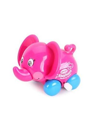 Игрушка слоник розовый
