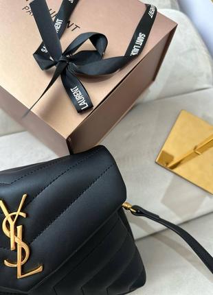 Роскошная кожаная брендовая сумка в стиле ysl2 фото
