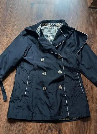 Плащ детский черный от burberry