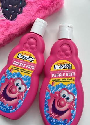 Любимая в америке детская пена для ванны с фирменным ароматом жевательной резинки от mr.bubble