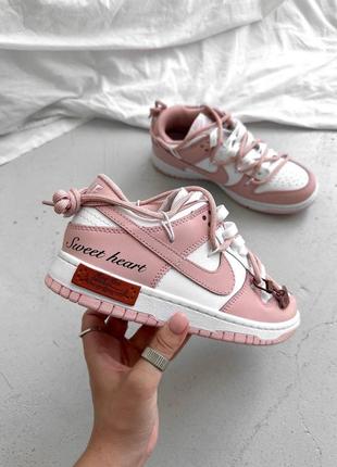 Кроссовки nike sb dunk "sweet heart”3 фото