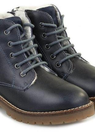 Натуральные ботинки garvalin 34р, маломерят