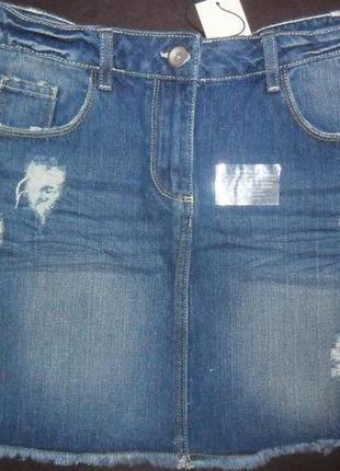 Новая с биркой джинсовая женская юбка от matalan (англия)