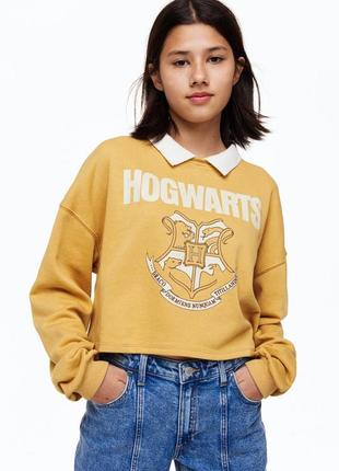 Свитшот, кофта трикотажная, оверсайз гарри поттер, хогвартс